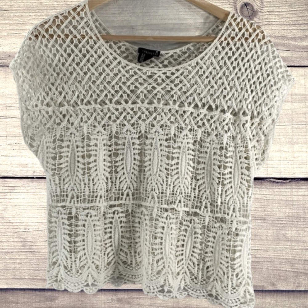 Forever 21 Crochet Top- Size Small